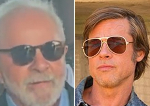 Em Abu Dhabi, Lula se compara a Brad Pitt ao usar óculos escuros; vídeo