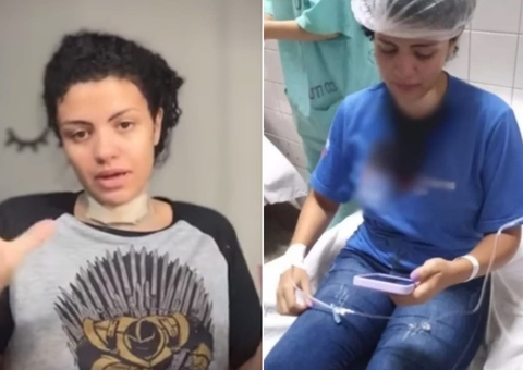 Mulher degolada por adolescente em banheiro de supermercado conta detalhes do ataque