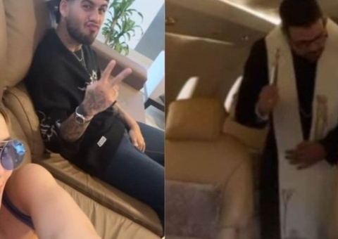 Virginia chama padre para benzer jatinho dado a Zé Felipe; vídeo