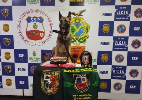 Cocaína avaliada em R$ 310 mil é apreendida em colete salva-vidas de barco no Amazonas