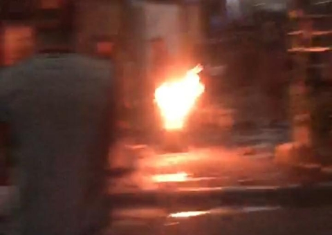 Botija de gás pega fogo e deixa mulher ferida em Manaus; vídeo