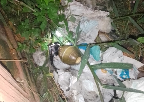 Moradores encontram granada em rua após tiroteio entre criminosos em Manaus 