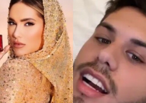 Zé Felipe rebate críticas a Virginia por ensaio polêmico: 'desrespeitando o que?'