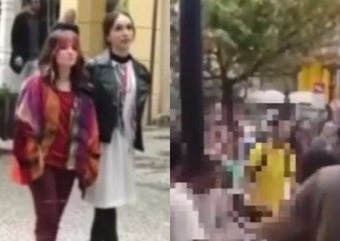 Gravação de filme com Larissa Manoela é interrompida após confusão generalizada; Vídeo