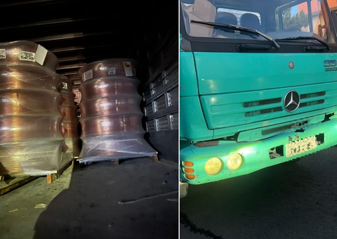 Criminosos são presos após roubarem caminhão com carga de cobre avaliada em R$ 168 milhões em Manaus