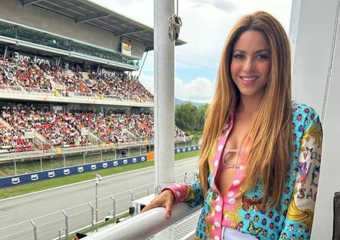 Shakira vai a GP de Fórmula 1 em meio a boatos de namoro com Lewis Hamilton