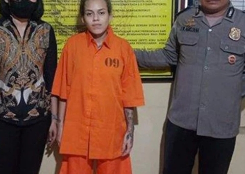 Brasileira presa na Indonésia com cocaína é condenada a 11 anos de prisão