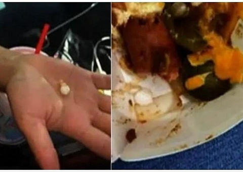 Mulher encontra embalagem de cocaína dentro de lanche e cozinheiro acaba preso