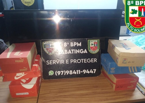 Criminoso arromba loja, ‘faz a limpa’ e acaba preso no Amazonas