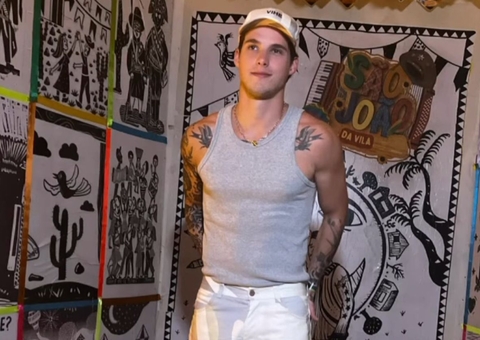 Ex-BBB Gabriel Fop desmaia durante festa de São João de Carlinhos Maia