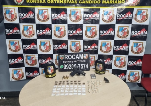 Quinze pessoas são presas e três armas são apreendidas no Amazonas