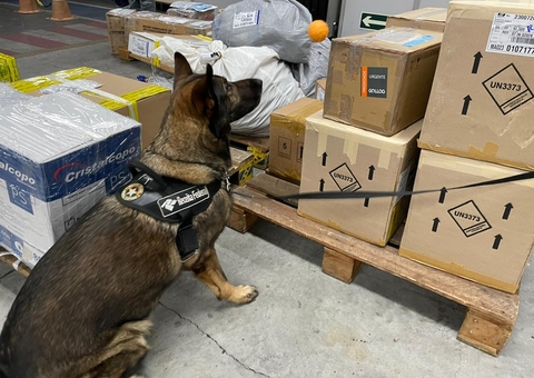 Drogas são encontradas dentro de potes de margarina em aeroporto de Manaus