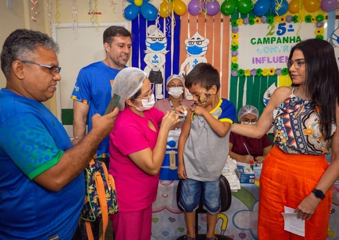 Crianças a partir de 6 meses podem ser vacinadas contra Influenza em Manaus