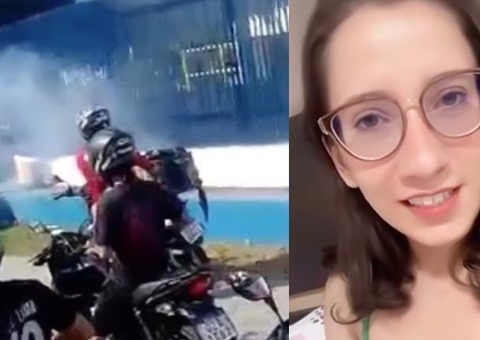 Aos gritos de 'nariguda', motoboys protestam em frente à Semsa após xingamentos de servidora