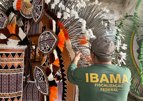 Ibama fiscaliza galpões dos bois Garantido e Caprichoso em Parintins