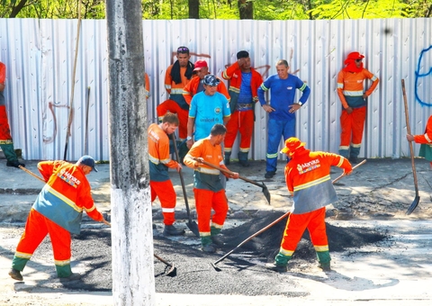 Obra na Bola do Coroado será concluída nesta terça-feira