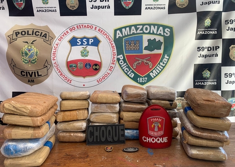 Passageiros são presos com drogas avaliadas em R$ 636 mil em avião particular no Amazonas
