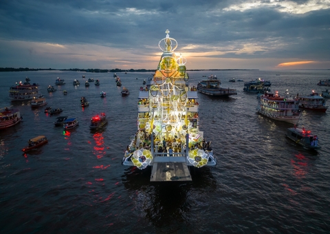 Mega procissão fluvial, Romaria das Águas sairá de Manaus rumo a Parintins nesta quinta