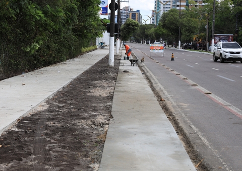 Ciclovia na Ponta Negra ficará pronta até o fim do ano, diz Prefeitura