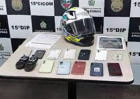 Dupla é presa e comparsas são procurados por assalto na TV Lar em Manaus