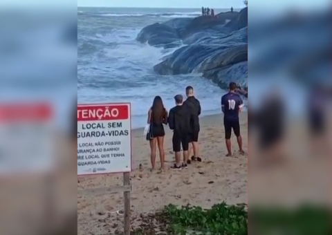 Homens desaparecem no mar ao tentarem atravessar de uma praia para outra 