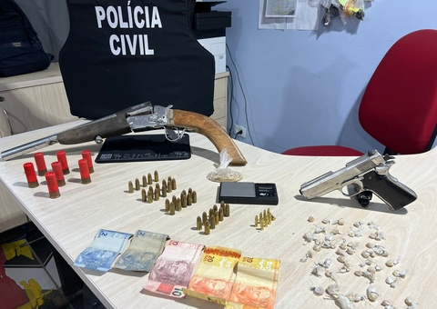 Após denúncias, trio é preso com drogas e armas no Amazonas