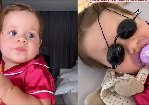 Filha de Virginia faz laser no bumbum aos 9 meses