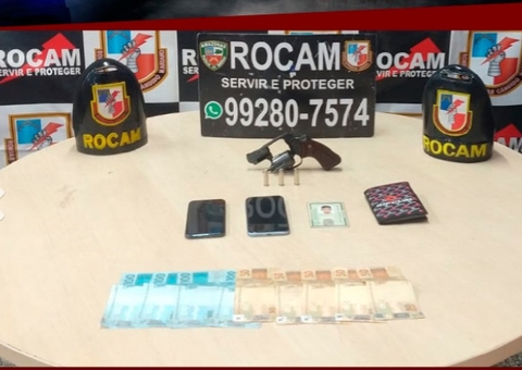 Armado, homem é preso após denúncias em Manaus