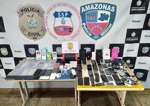Dupla é presa com 27 celulares roubados no Amazonas
