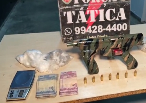 Traficante é preso com submetralhadora em Manaus