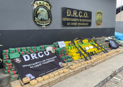 Polícia apreende quase 3 toneladas de drogas em menos de 1 mês no Amazonas