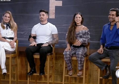 A Fazenda: Sheherazade, Lucas, Nathalia e André disputam a primeira roça