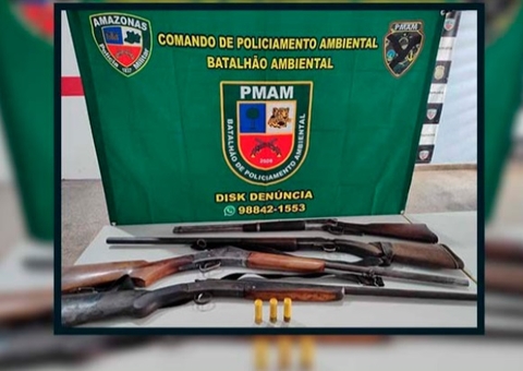 Suspeito foge e polícia apreende armas em casa na BR-319