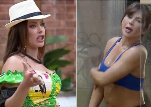 Festa em A Fazenda termina em briga entre Jaque e Nadja; vídeo