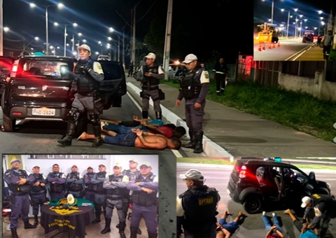 Trio suspeito de cometer 'arrastão' é preso durante fiscalização em Manaus