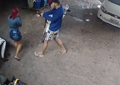 Enfermeira é sequestrada durante tentativa de homicídio em lava a jato em Manaus; vídeo