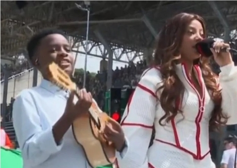 GP de Fórmula 1: Ludmilla é criticada após 'falha' ao cantar hino nacional 