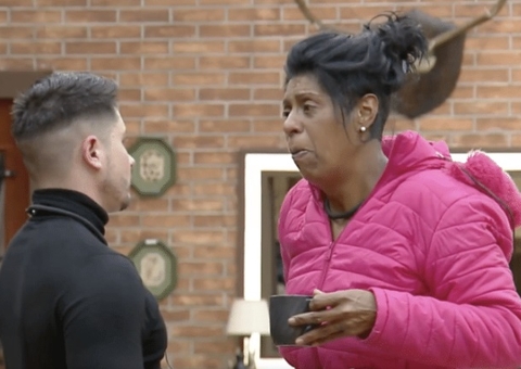 Lucas e Márcia fazem as pazes após discutirem na formação da roça