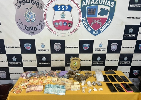 Suspeitos de tráfico de drogas são presos com mais de R$ 3,8 mil no Amazonas