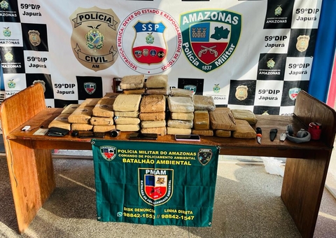 Em 10 dias, polícia apreendeu quase 2 toneladas de drogas no Amazonas