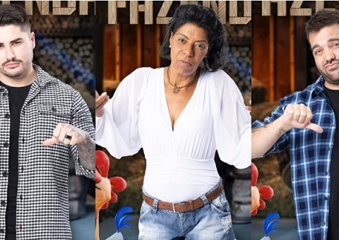 Lucas, Márcia Fu e Sander estão na roça