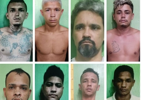 Polícia divulga imagens de 8 homens procurados por diversos crimes no Amazonas