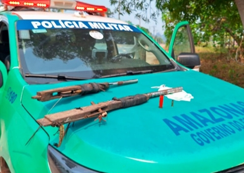 Homem é preso após usar arames ligados no gatilho de arma para ameaçar esposa de morte no Amazonas