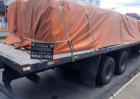 Mais de 400 sacos de cimentos roubados são encontrados em material de construção em Manaus