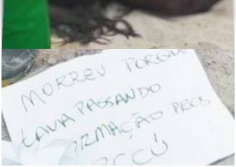 Criminosos deixam bilhete após executarem mulher a tiros no Amazonas