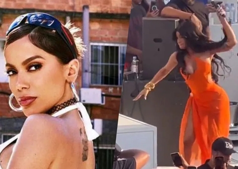 Anitta apoia Cardi B por jogar microfone em fã durante show: 'Eu ia fazer igualzinho' 