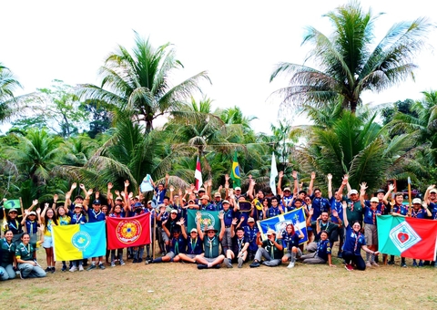 Acampamento de escoteiros reúne mais de 80 adolescente no Amazonas