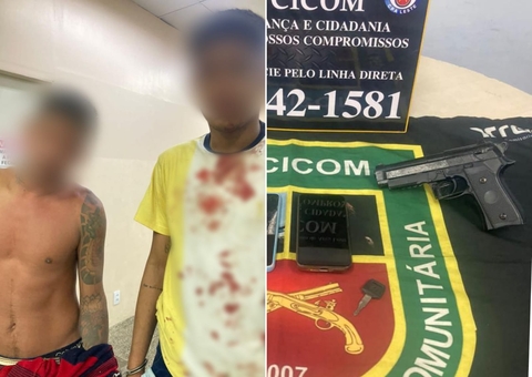 Dupla rouba motocicleta e sofre acidente ao tentar fugir da polícia em Manaus