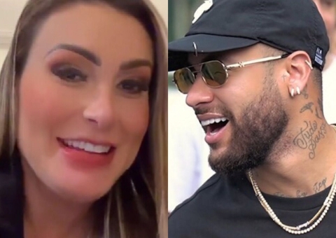 Andressa Urach expõe ficada com Neymar e elogia performance do jogador