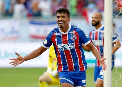 Bahia goleia Bragantino na Fonte Nova e se mantém fora do Z-4